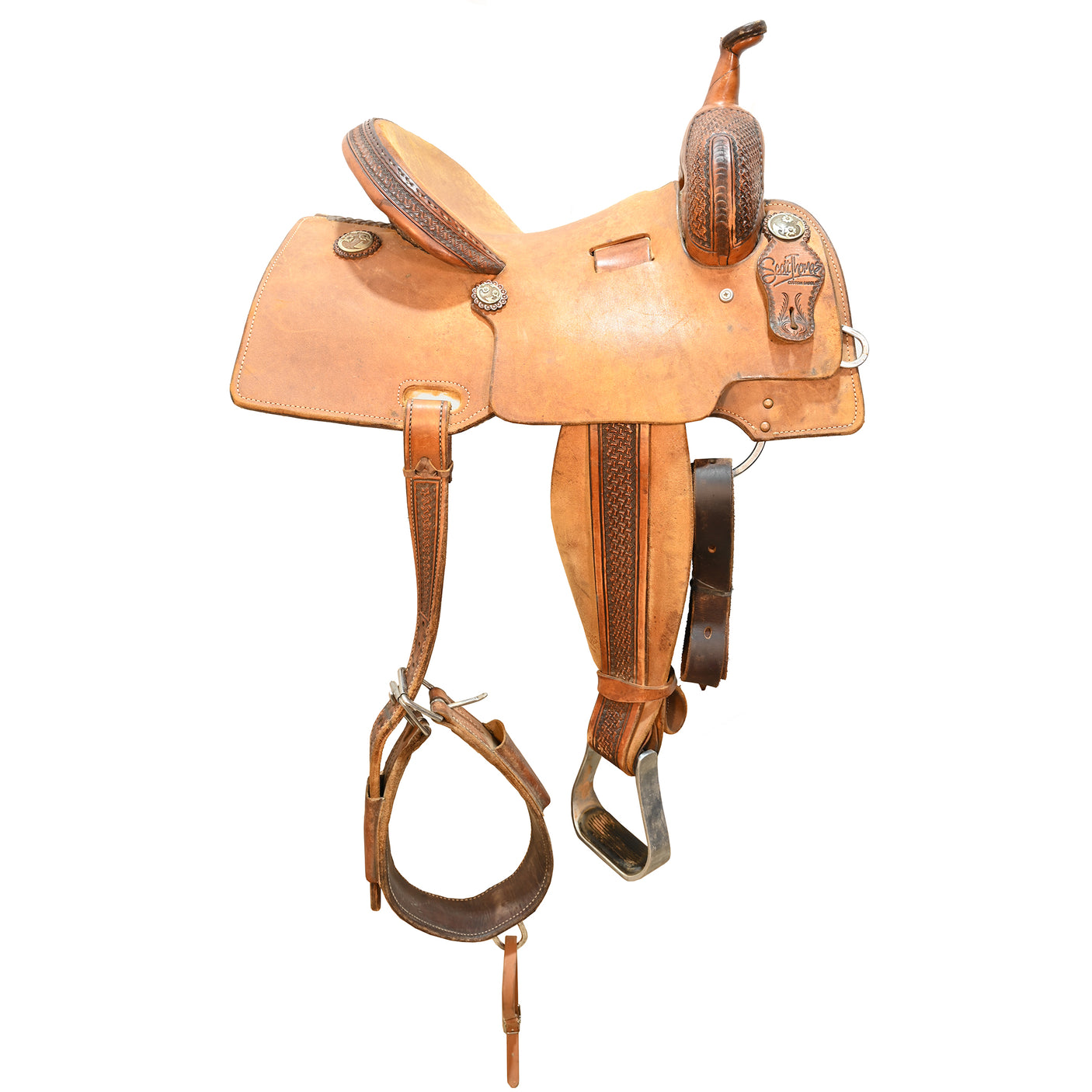 SOLD! Used 13.5" Scott Thomas Barrel Racing Saddle