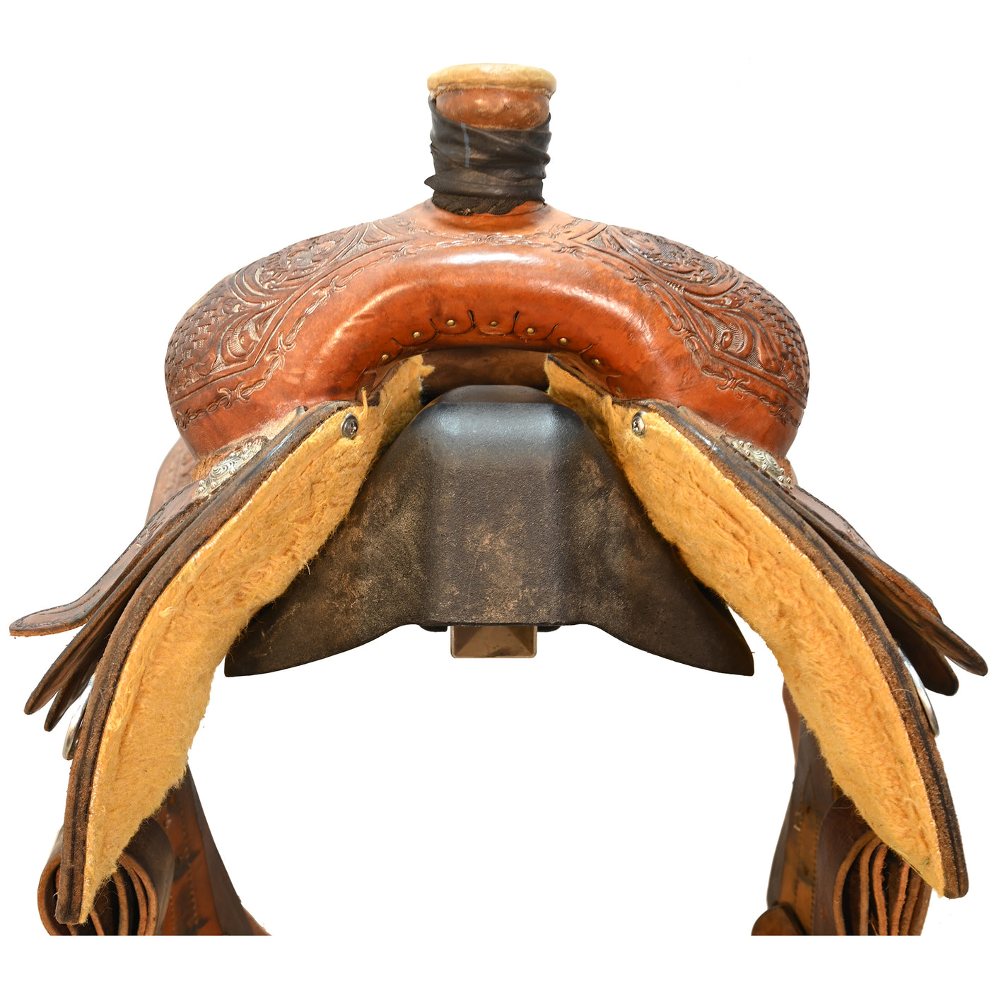 Used 13.5" Scott Thomas Trophy Calf Roping Saddle