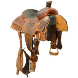 Used 13.5" Scott Thomas Trophy Calf Roping Saddle