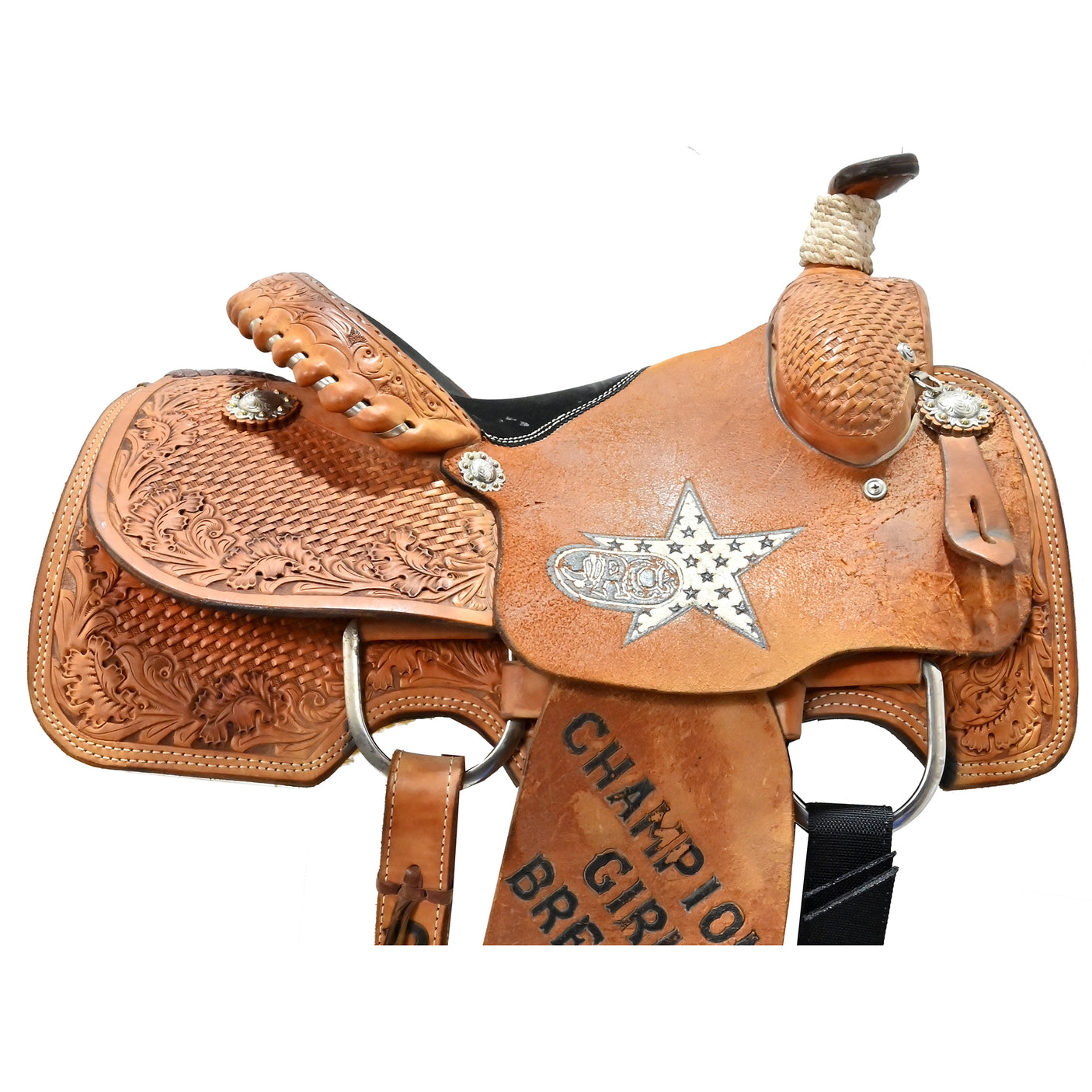 SOLD! Used 13" Twister Trophy Calf Roping Saddle