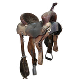 SOLD! Used 14.25" Double J Pursuit Flex Barrel Racing Saddle