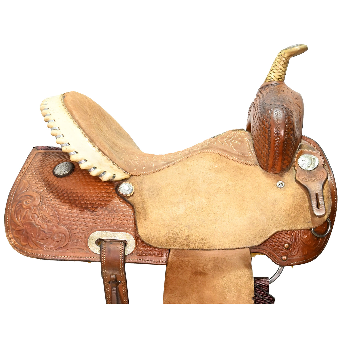 SOLD! Used 14.5" Billy Cook Barrel Racing Saddle