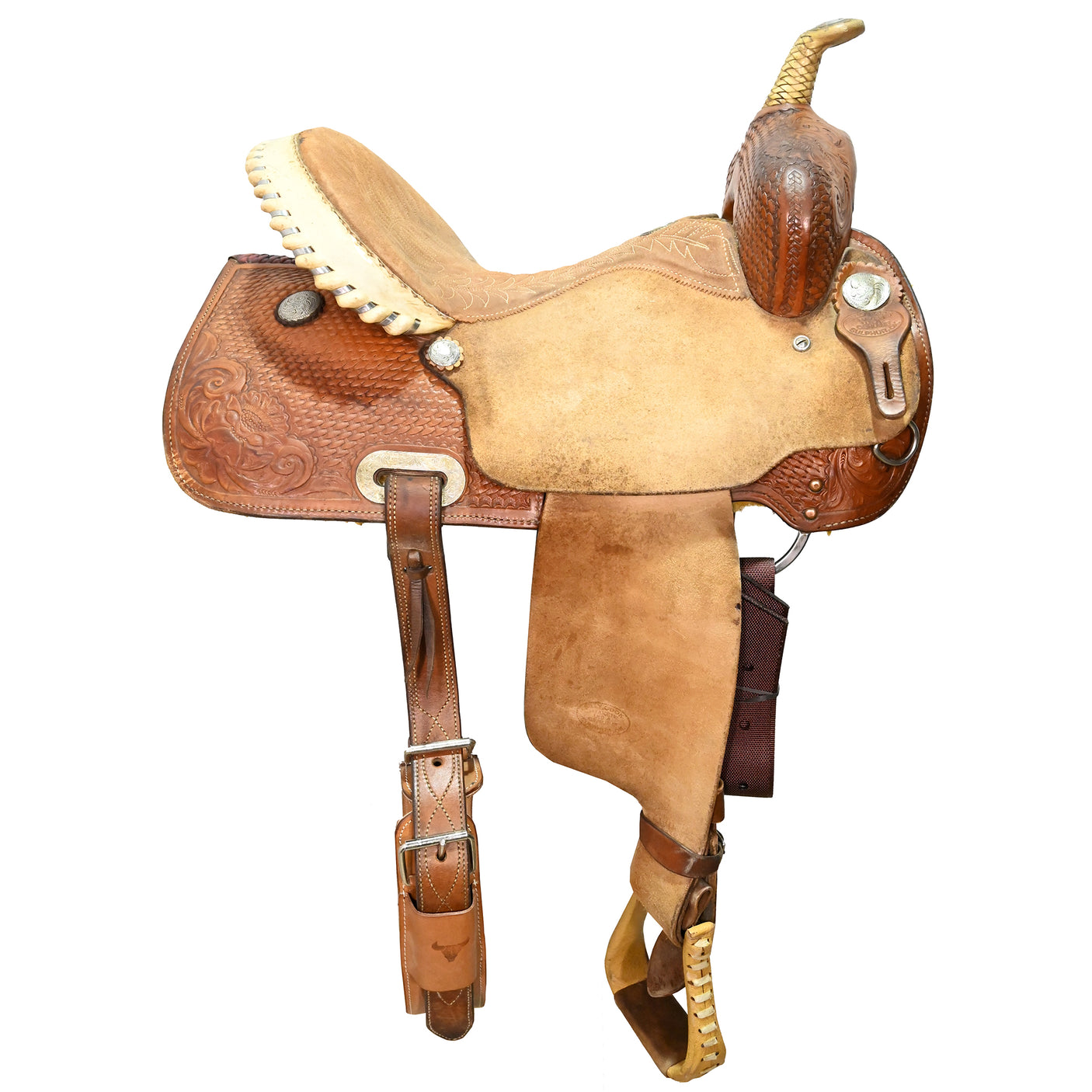 SOLD! Used 14.5" Billy Cook Barrel Racing Saddle