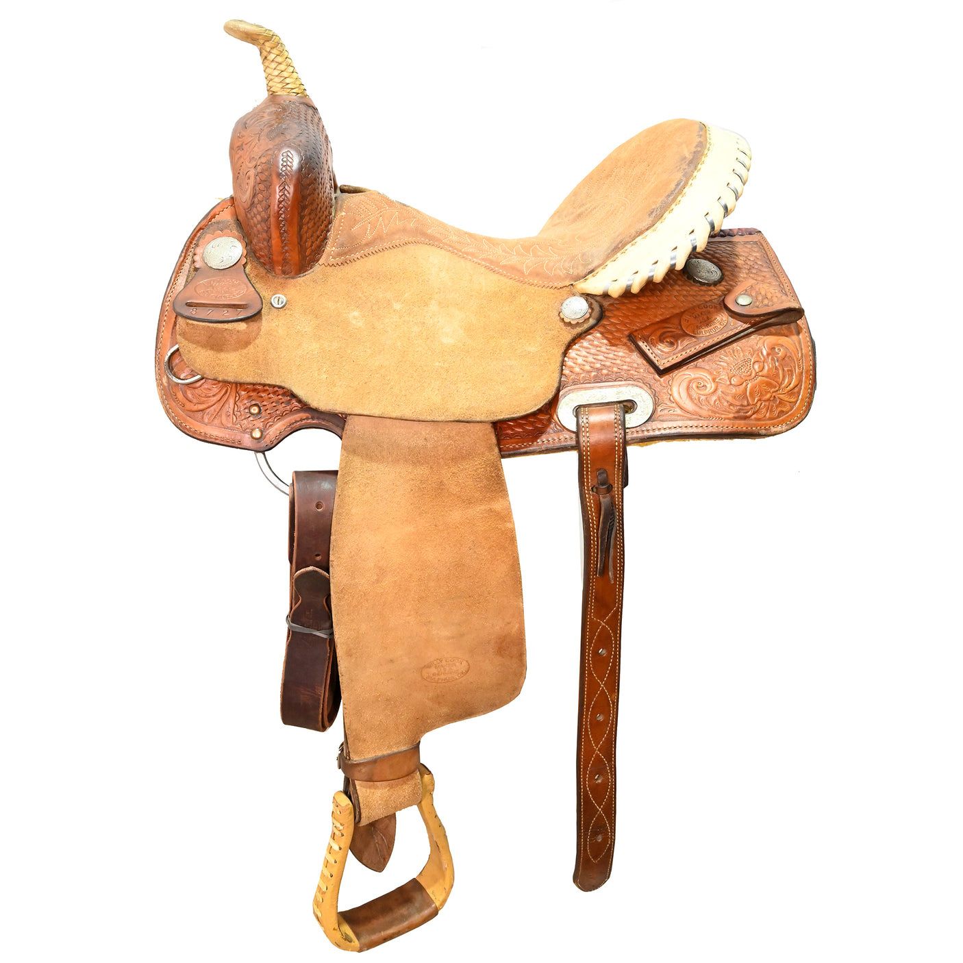 SOLD! Used 14.5" Billy Cook Barrel Racing Saddle