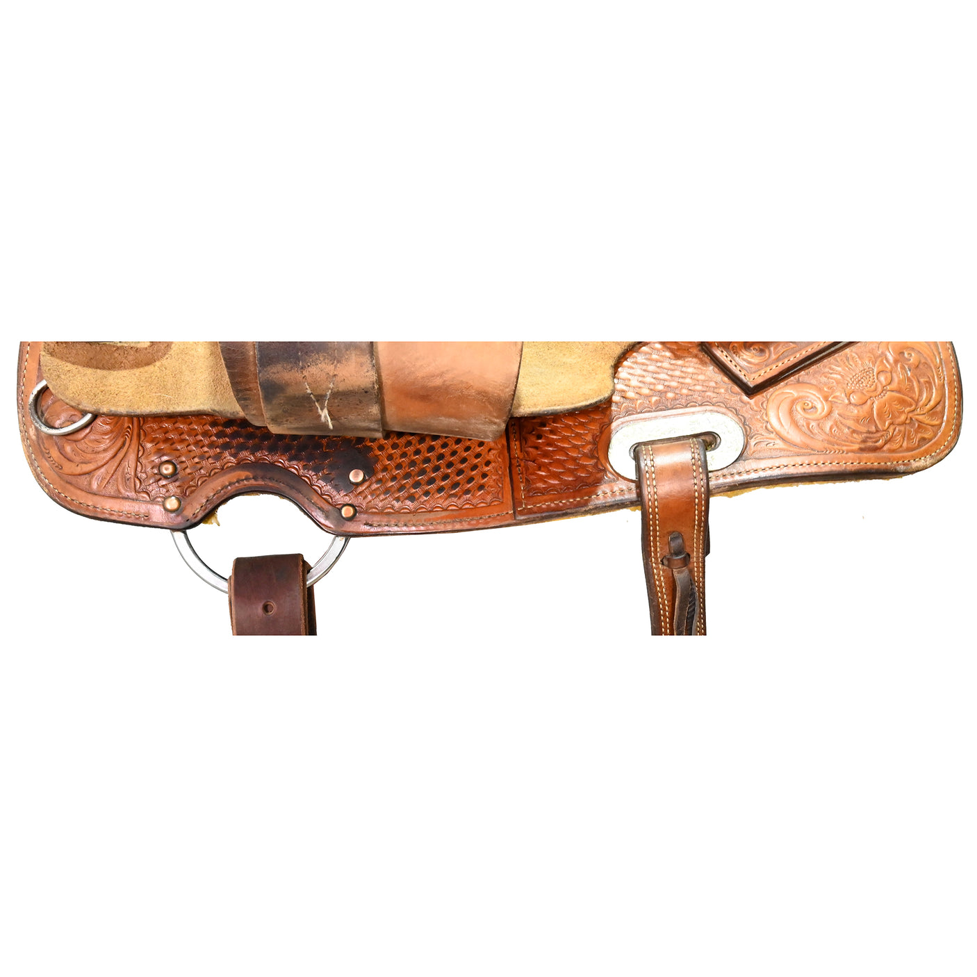 SOLD! Used 14.5" Billy Cook Barrel Racing Saddle