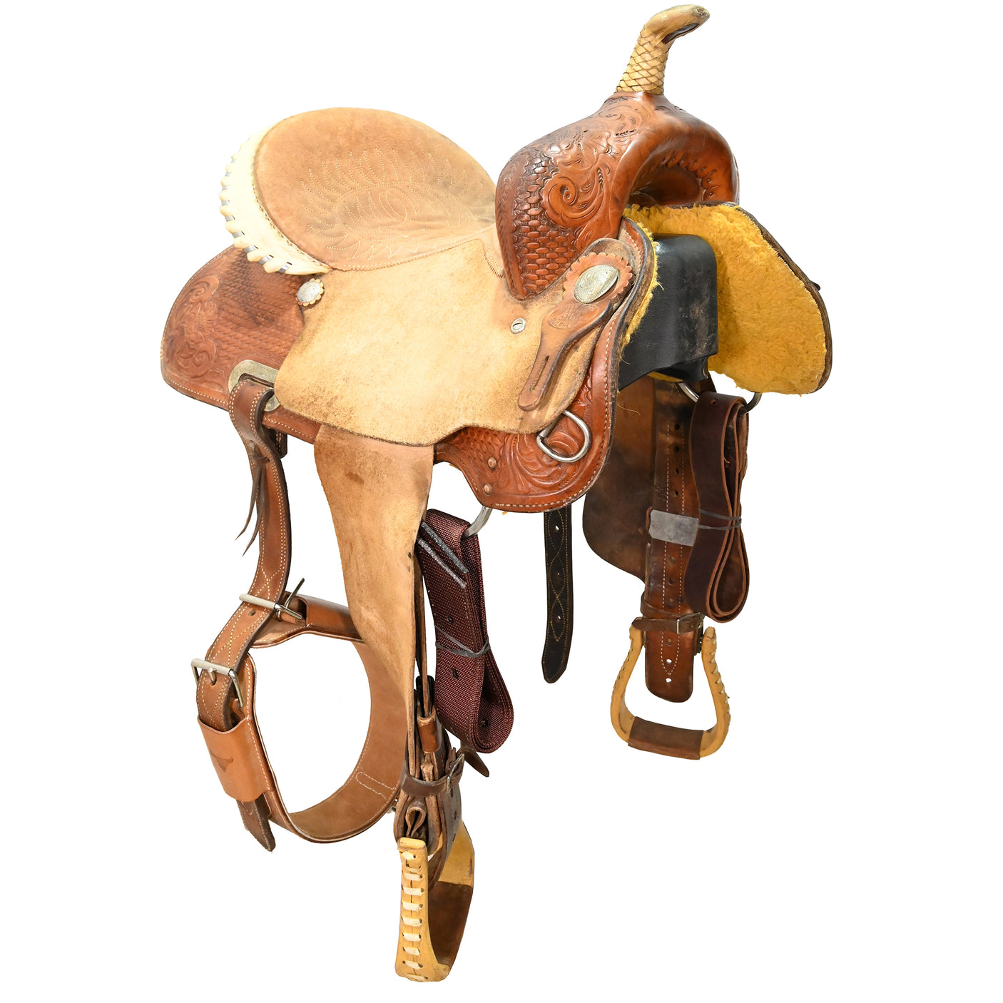 SOLD! Used 14.5" Billy Cook Barrel Racing Saddle