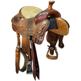 Used 14.5" Cowboy Classic Trophy Team Roping Saddle