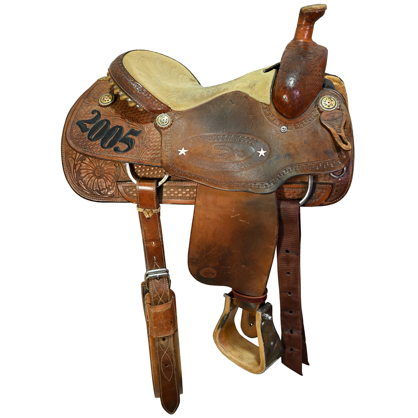Used 14.5" Cowboy Classic Trophy Team Roping Saddle