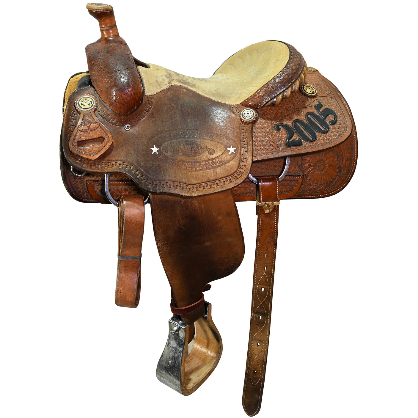 Used 14.5" Cowboy Classic Trophy Team Roping Saddle