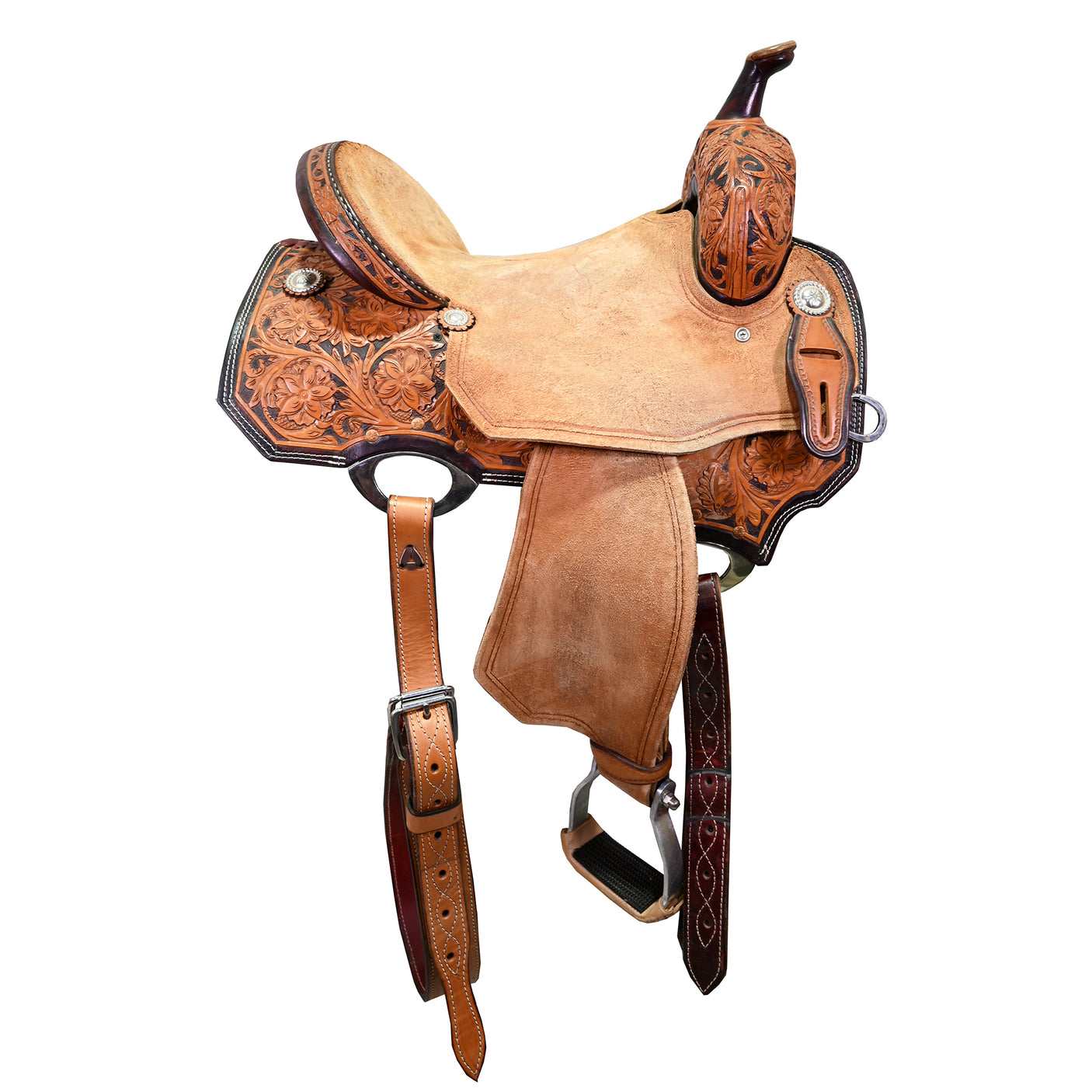 SOLD! Used 14.5" Corriente Barrel Racing Saddle