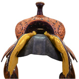 SOLD! Used 14.5" Corriente Barrel Racing Saddle