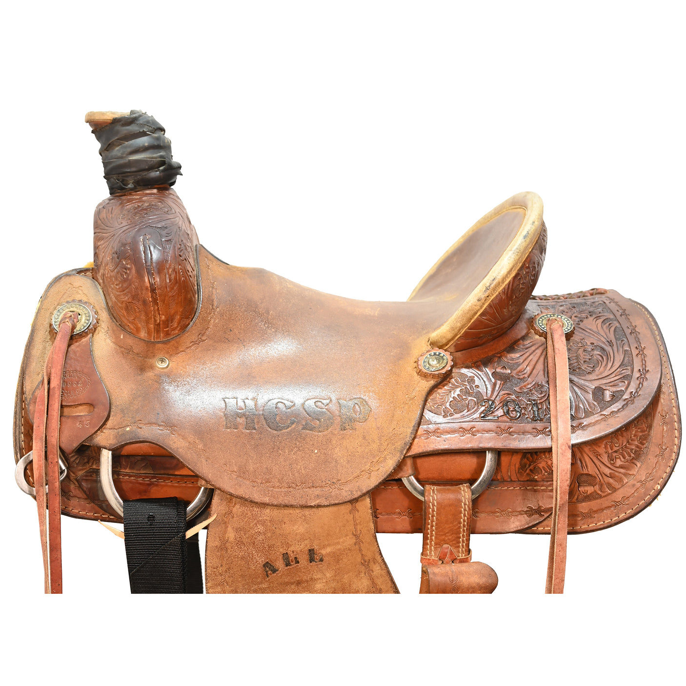 SOLD! Used 14.5" Corriente Trophy Ranch Roping Saddle