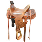 SOLD! Used 14.5" Corriente Trophy Ranch Roping Saddle