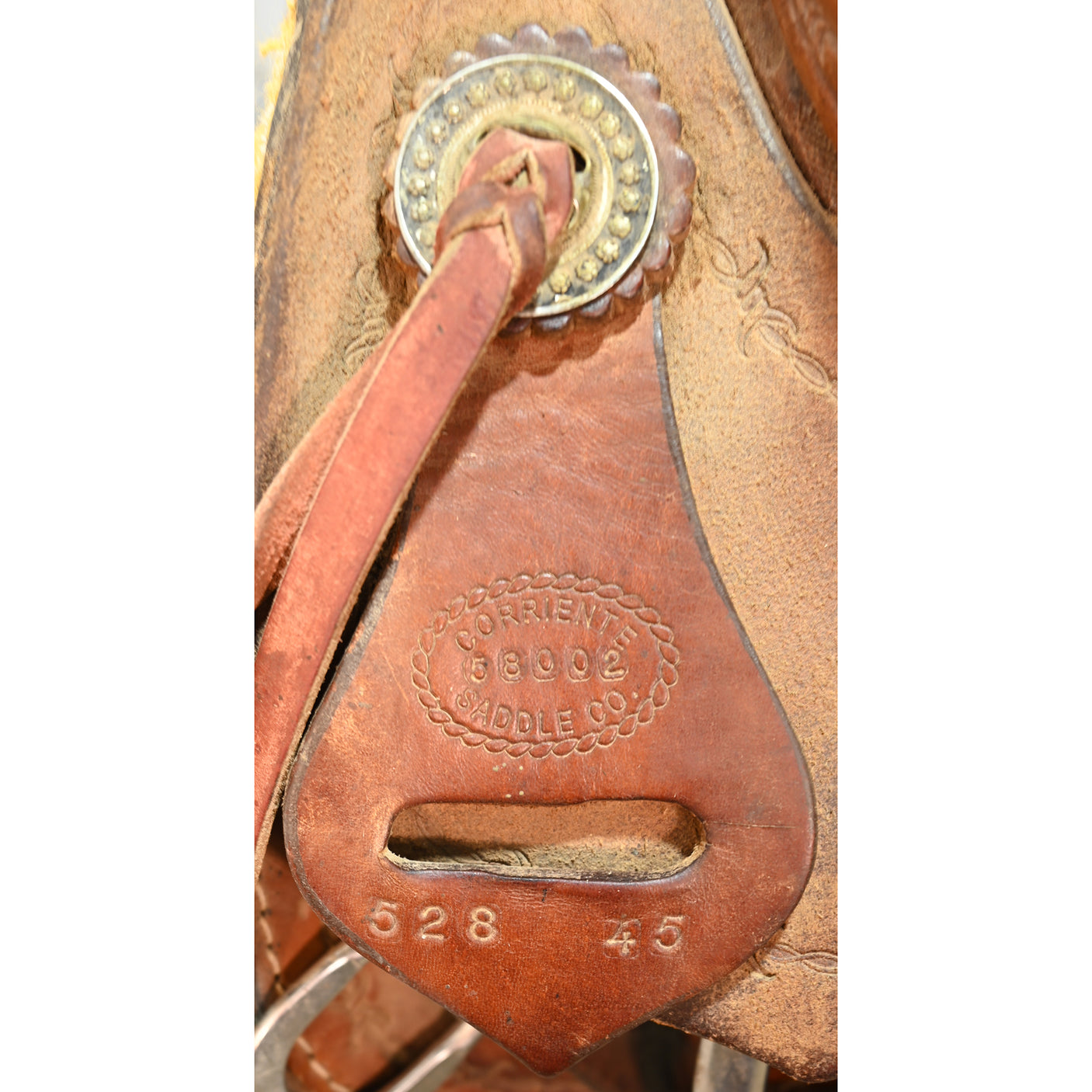 SOLD! Used 14.5" Corriente Trophy Ranch Roping Saddle
