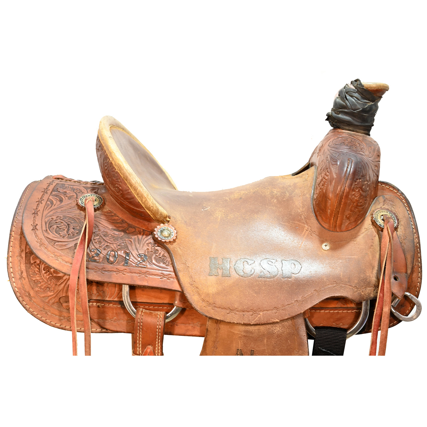 SOLD! Used 14.5" Corriente Trophy Ranch Roping Saddle