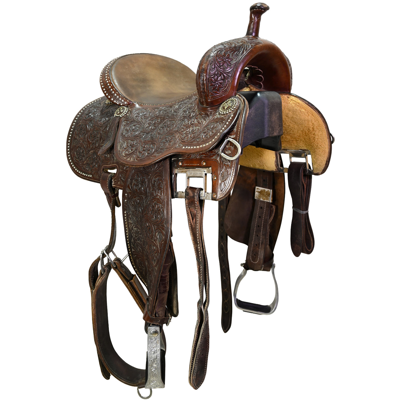 Used 14.25" Martin Crown C Barrel Racing Saddle
