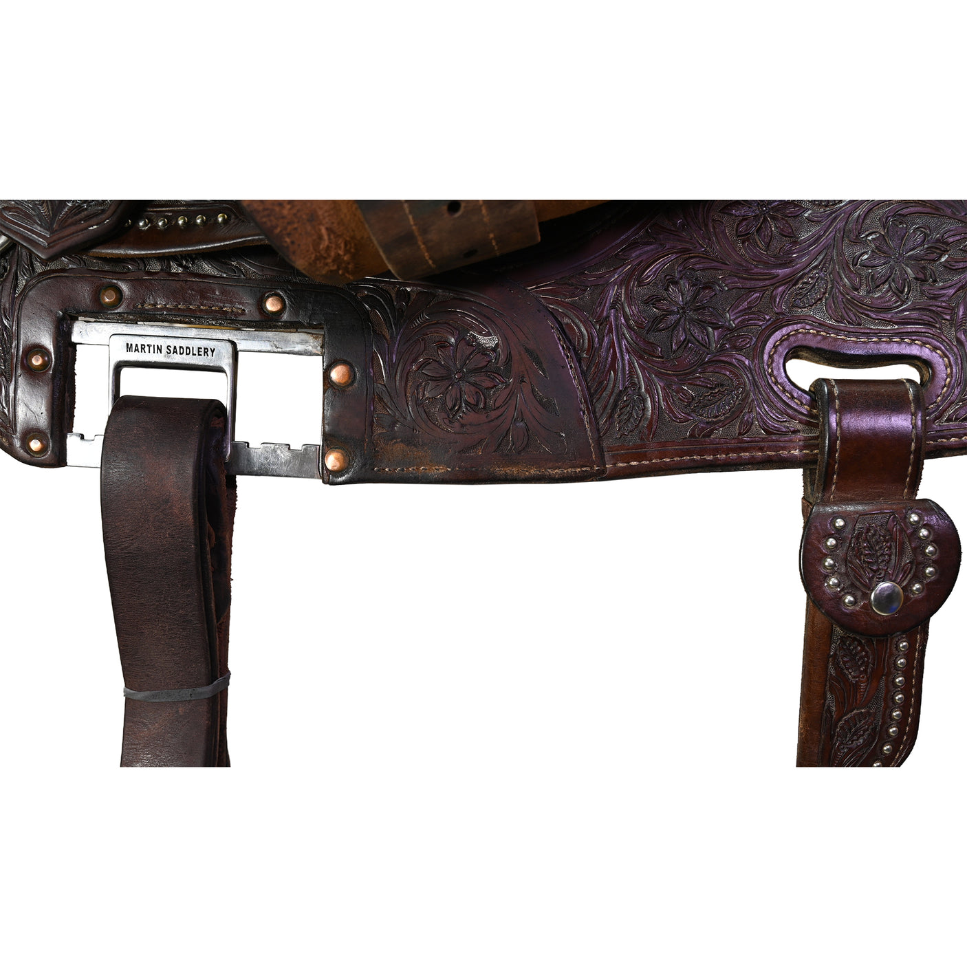 Used 14.25" Martin Crown C Barrel Racing Saddle