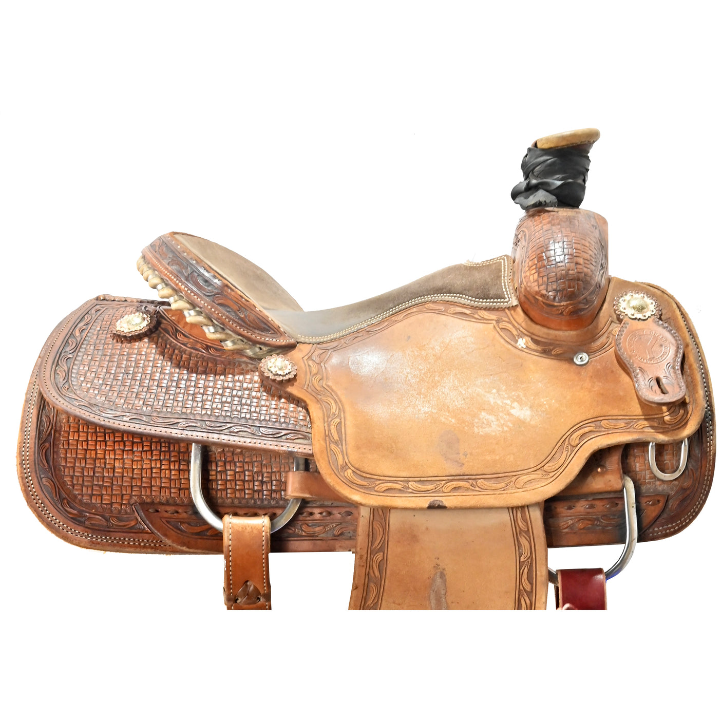 SALE PENDING! Used 14.5" Circle Y Team Roping Saddle