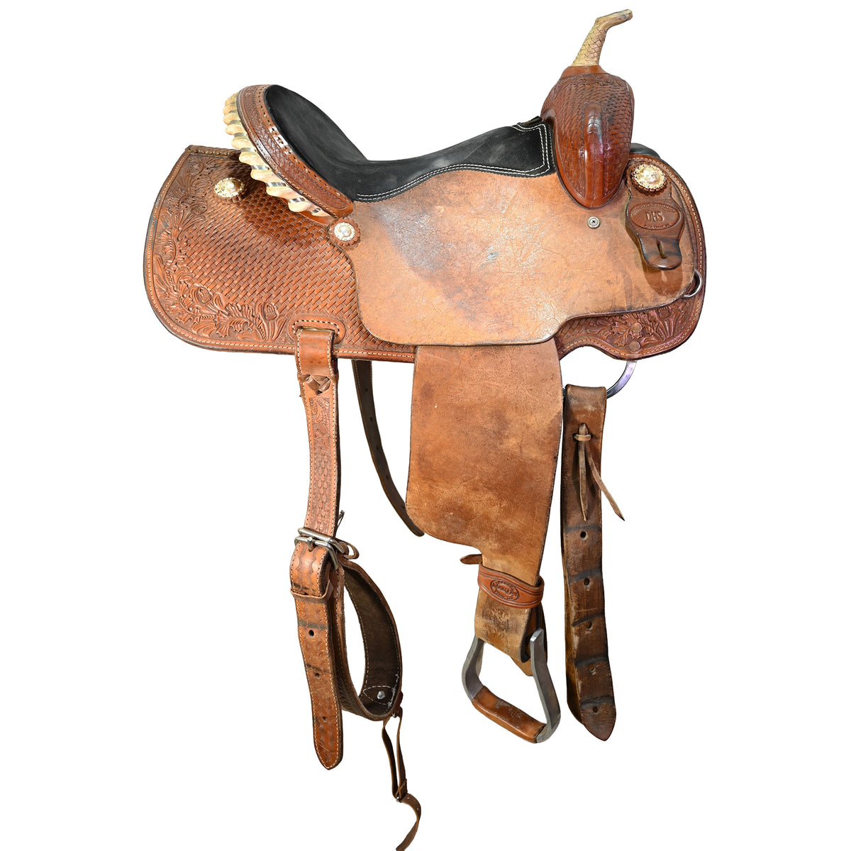 Used 14.5" DHS Barrel Racing Saddle