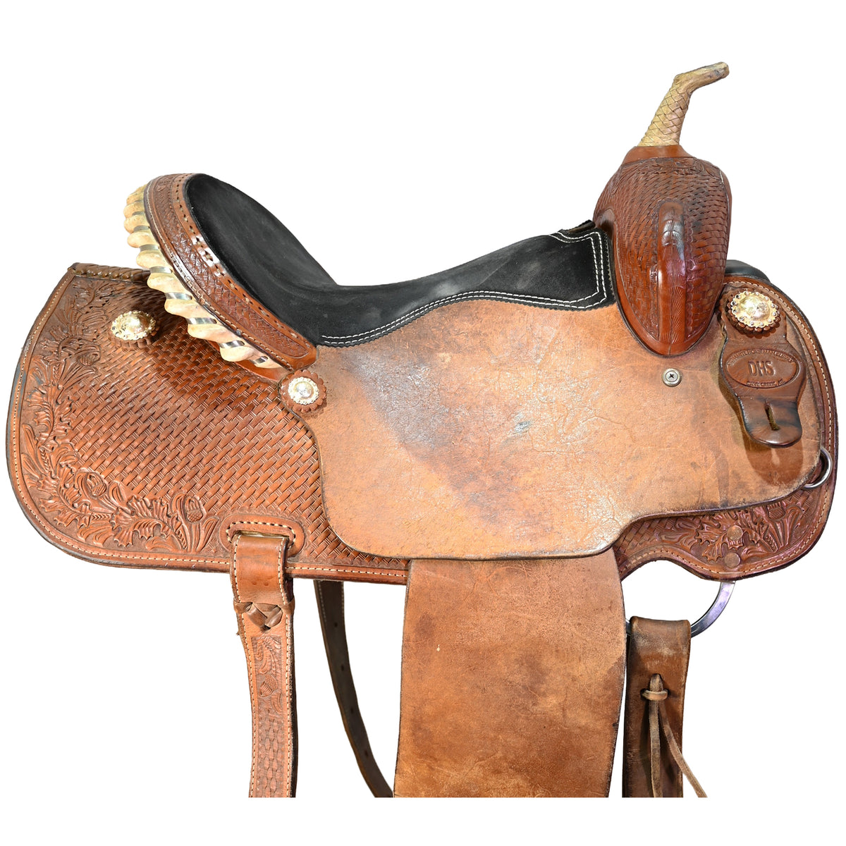 Used 14.5" DHS Barrel Racing Saddle
