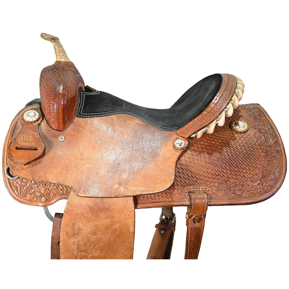 Used 14.5" DHS Barrel Racing Saddle