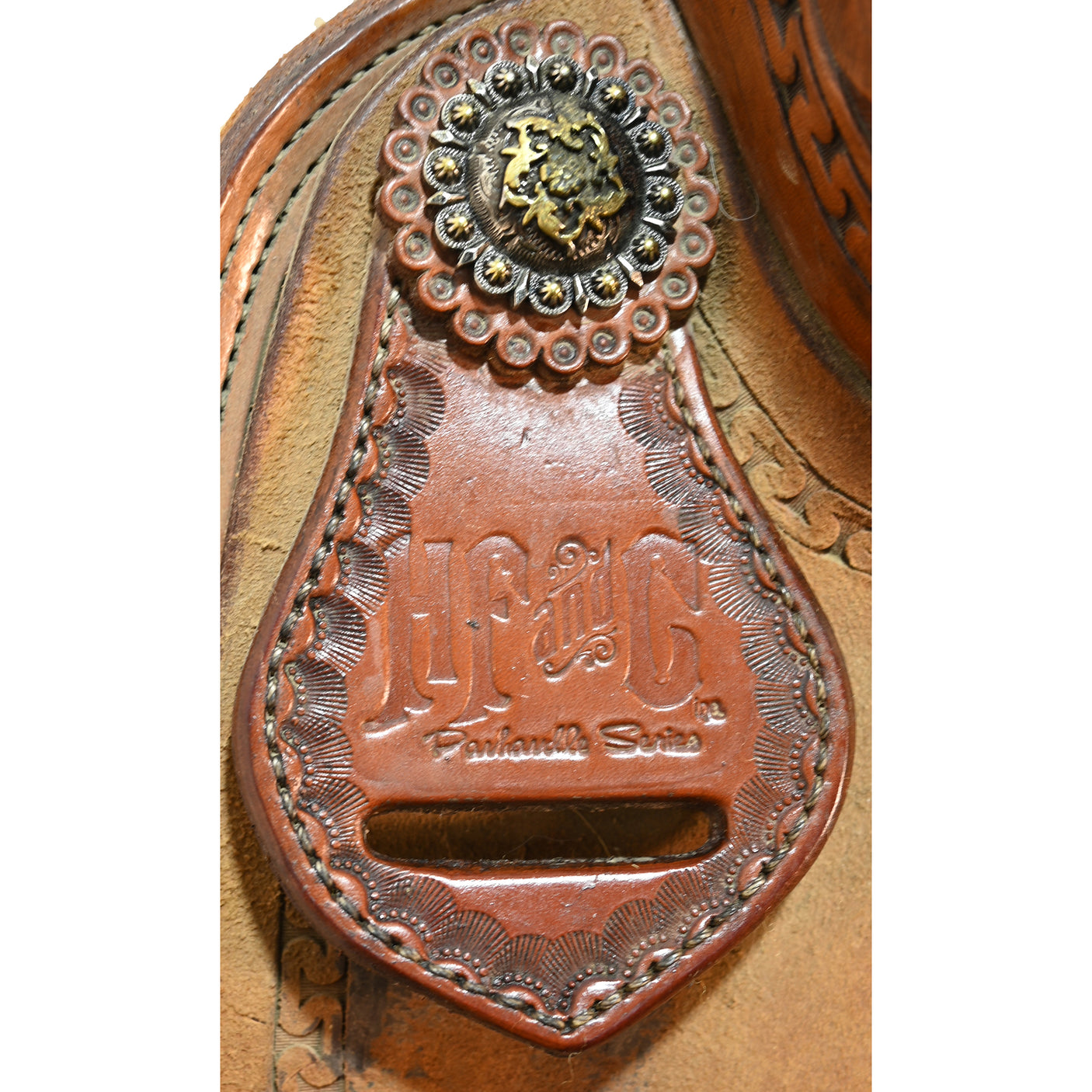 SOLD! Used 14.5" HF&C Team Roping Saddle