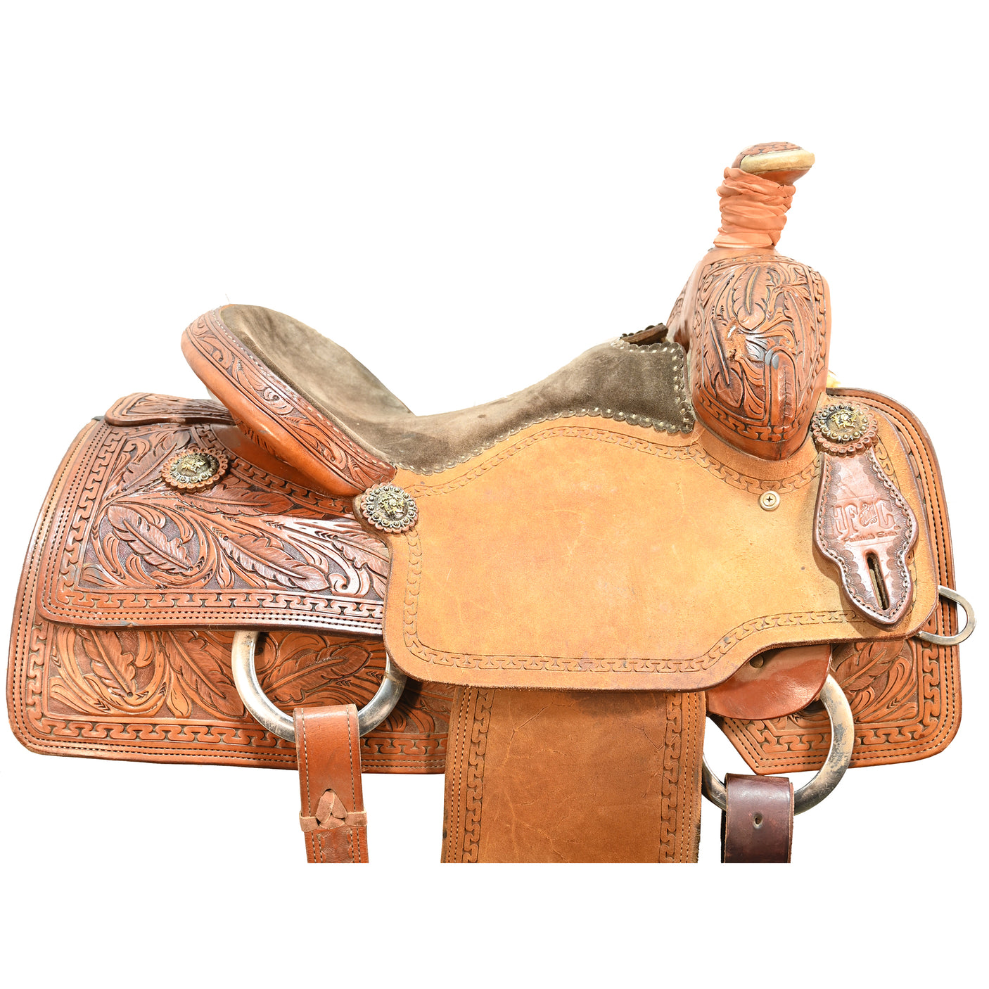 SOLD! Used 14.5" HF&C Team Roping Saddle