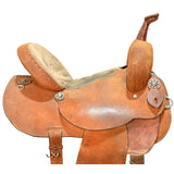 Used 14.5" Double J Pozzi Pro Barrel Racing Saddle