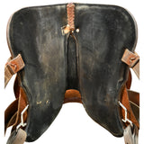 Used 14.5" Double J Pozzi Pro Barrel Racing Saddle