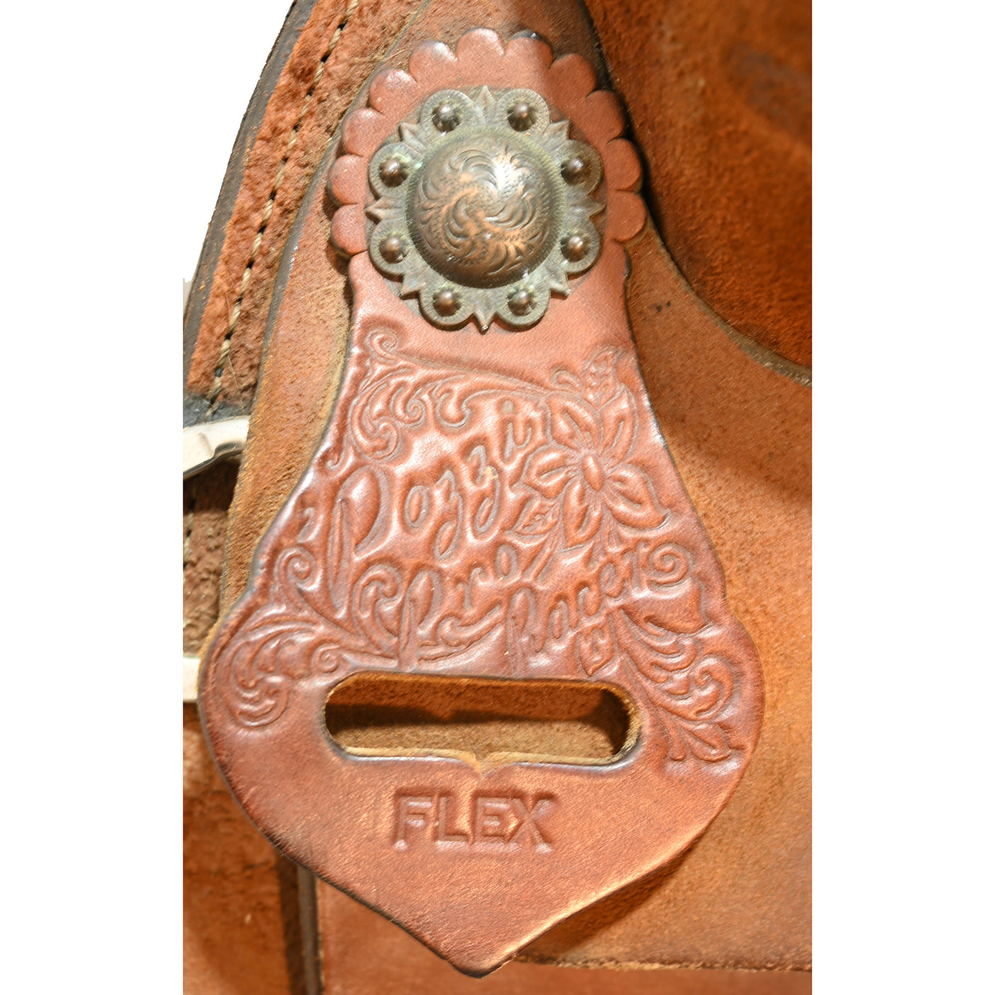 Used 14.5" Double J Pozzi Pro Barrel Racing Saddle