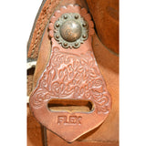 Used 14.5" Double J Pozzi Pro Barrel Racing Saddle