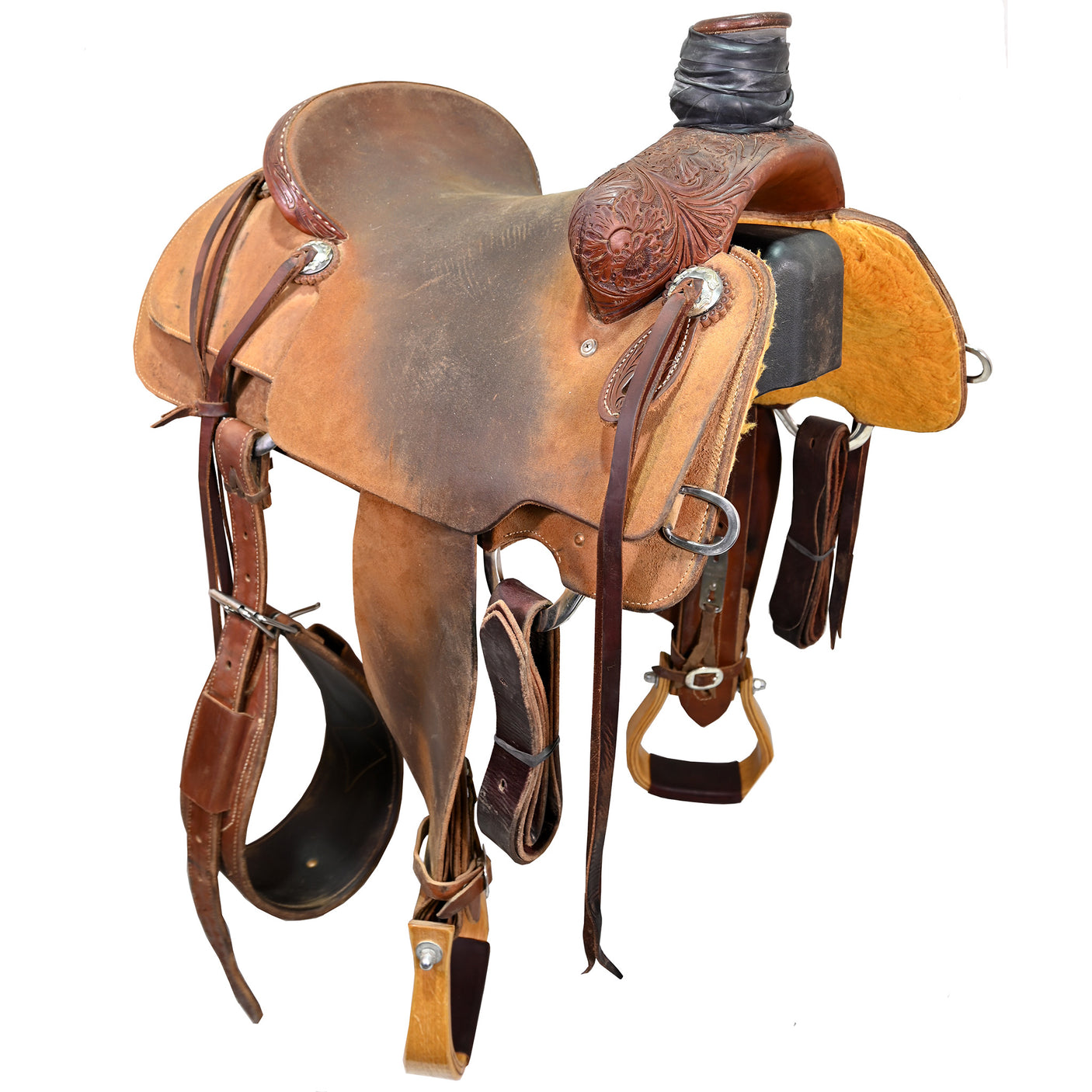 Used 14.5" Cactus Amarillo Roper Ranch Saddle