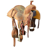 Used 14.5" Slaton Ranch Cutting Saddle