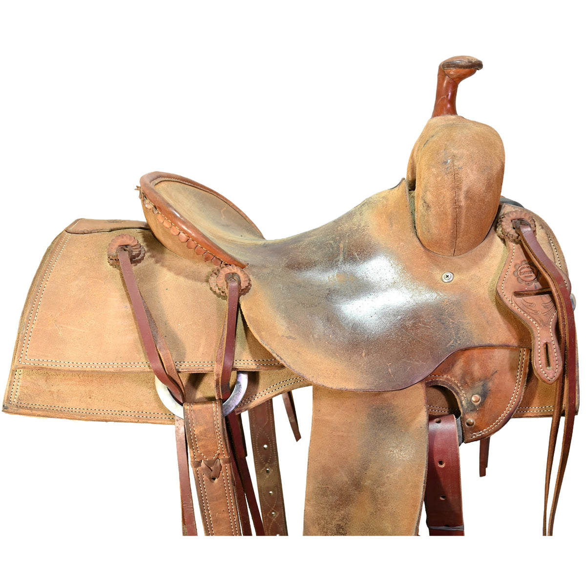 Used 14.5" Slaton Ranch Cutting Saddle