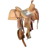 Used 14.5" Slaton Ranch Cutting Saddle