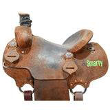 SOLD! Used 14.5" Smarty Team Roping Saddle