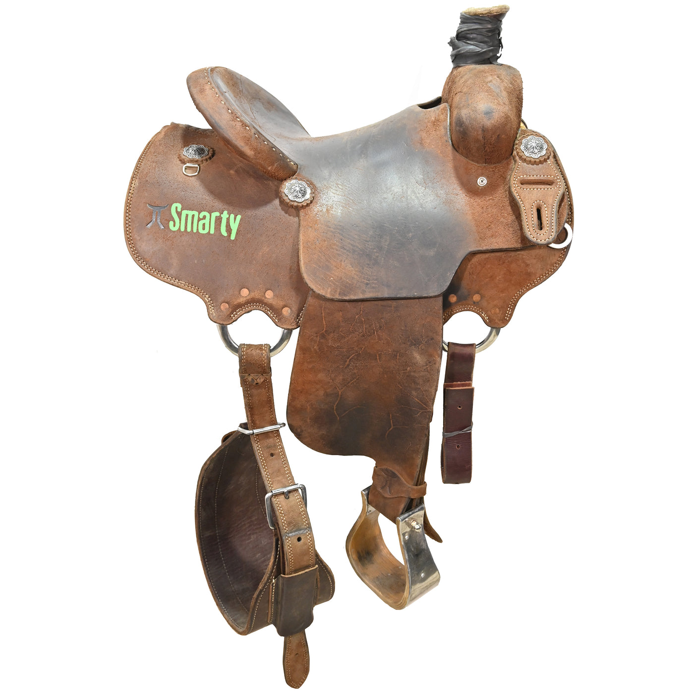 SOLD! Used 14.5" Smarty Team Roping Saddle