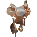 SOLD! Used 14.5" Smarty Team Roping Saddle