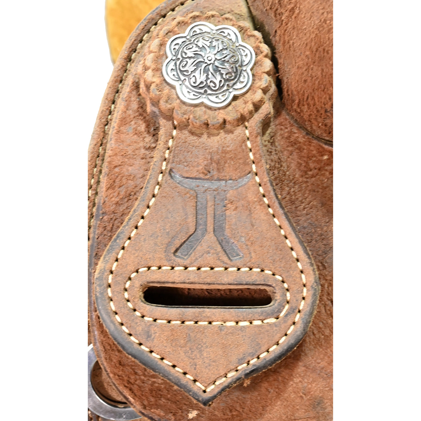SOLD! Used 14.5" Smarty Team Roping Saddle