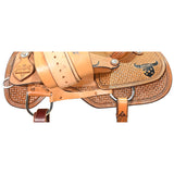 SOLD! Used 14.5" Scott Thomas Trophy Team Roping Saddle