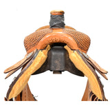 SOLD! Used 14.5" Scott Thomas Trophy Team Roping Saddle