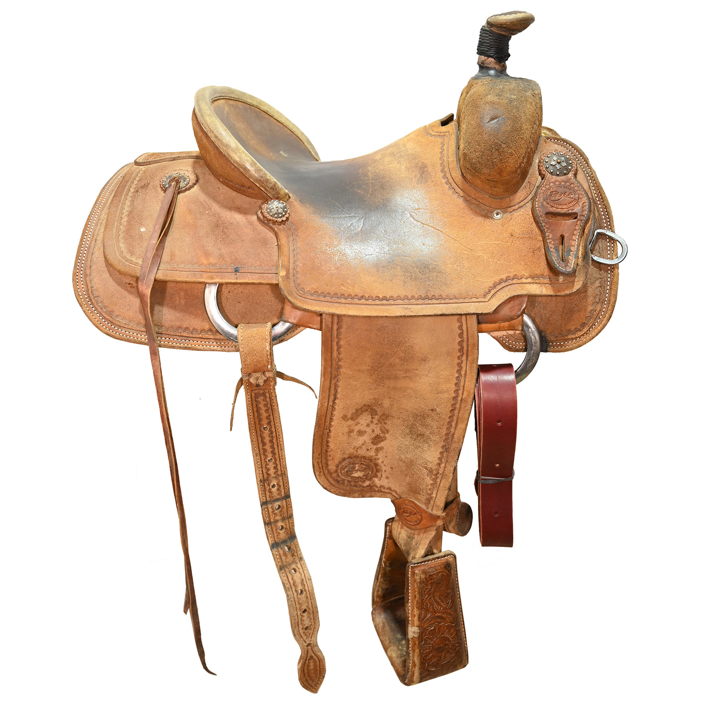 Used 14.5" Teskey's Patrick Smith Team Roping Saddle