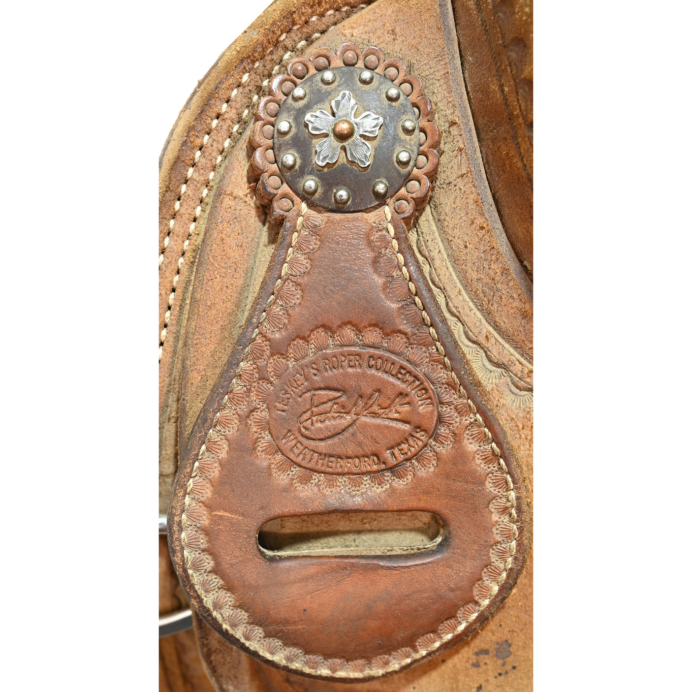Used 14.5" Teskey's Patrick Smith Team Roping Saddle