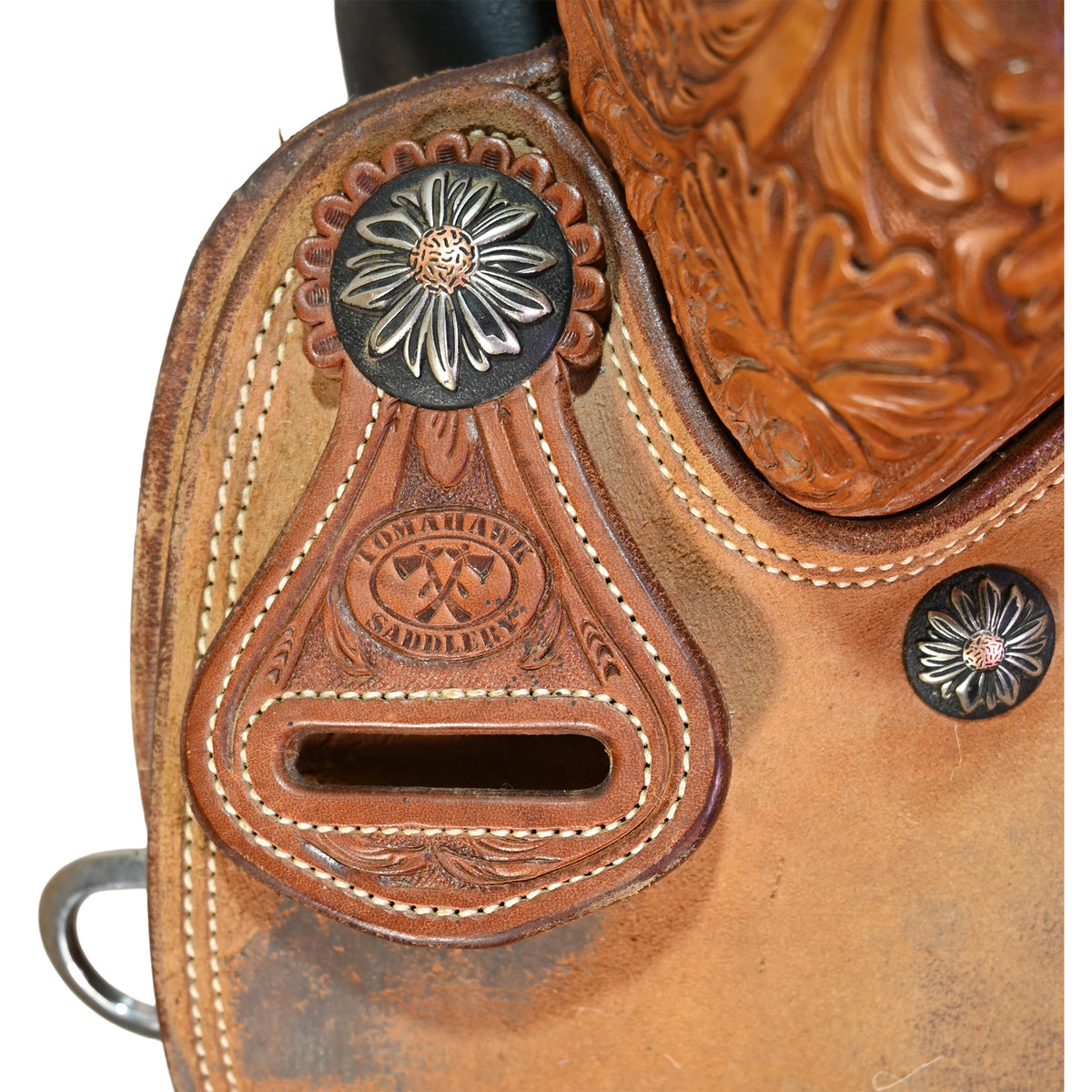 Used 14.5" Tomahawk Team Roping Saddle