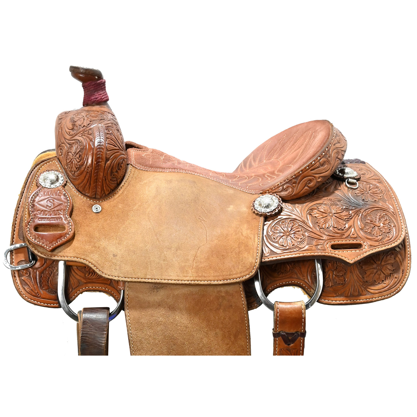 Used 14.5" Tod Slone Calf Roping Saddle