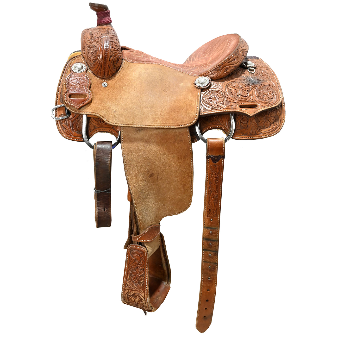 Used 14.5" Tod Slone Calf Roping Saddle