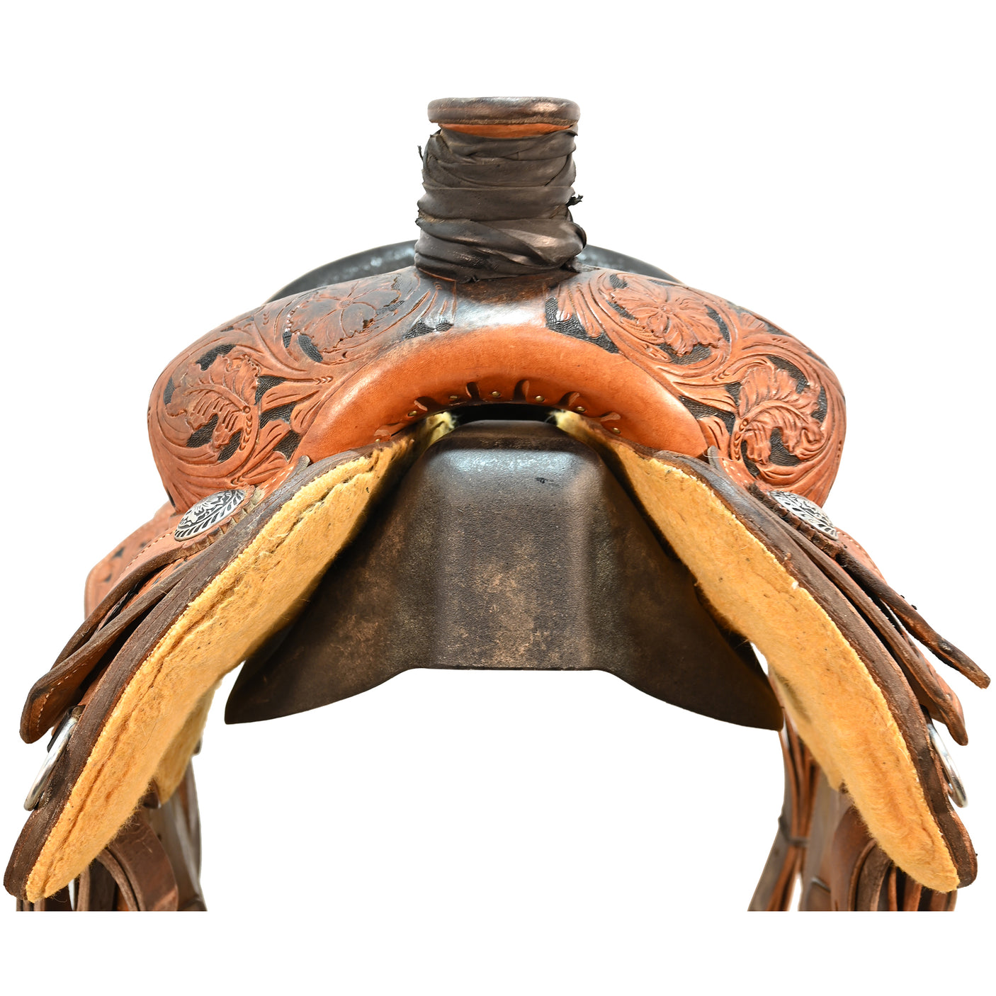 SOLD! Used 14.5" Tod Slone Trophy Team Roping Saddle