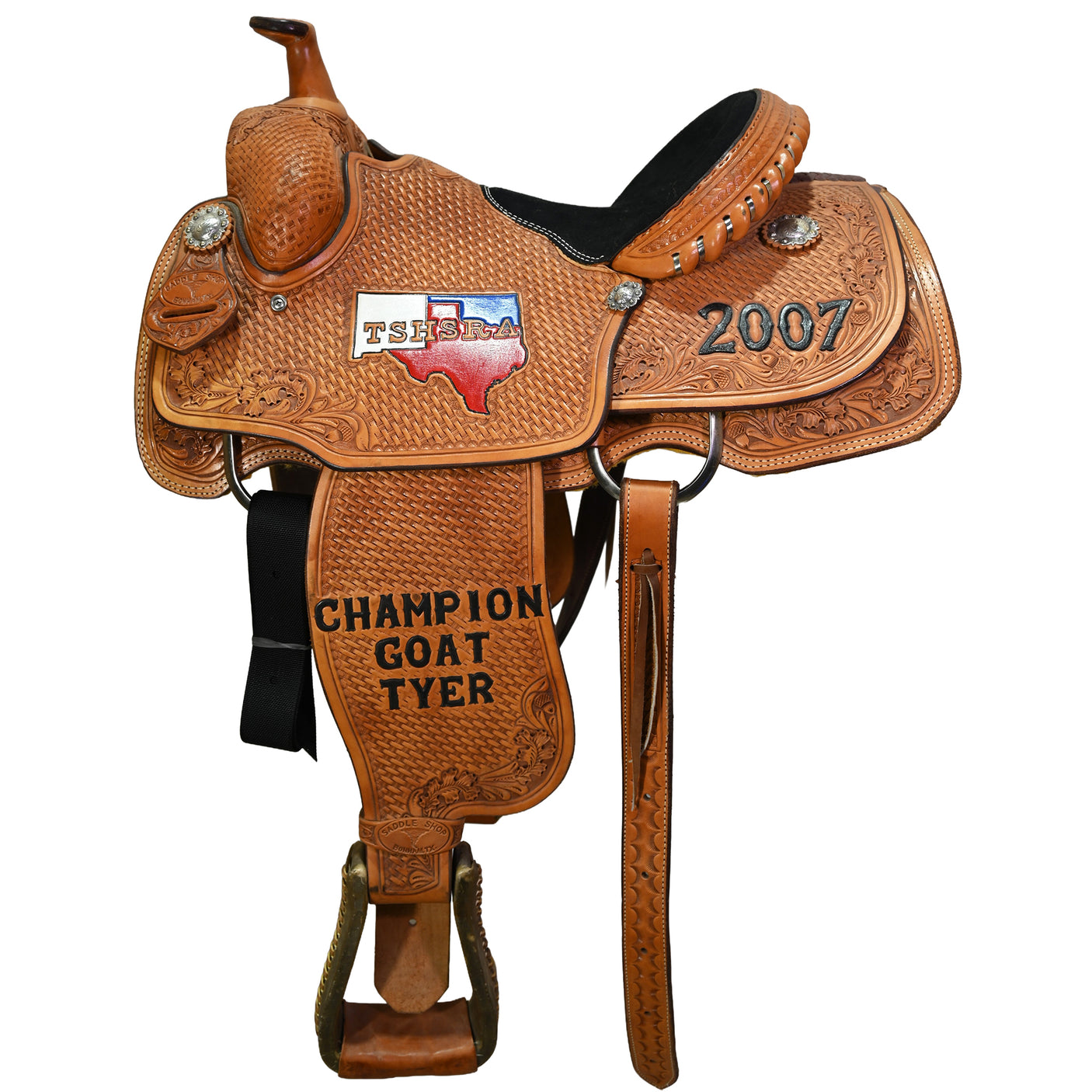 Used 14.5" Twister Trophy Team Roping Saddle