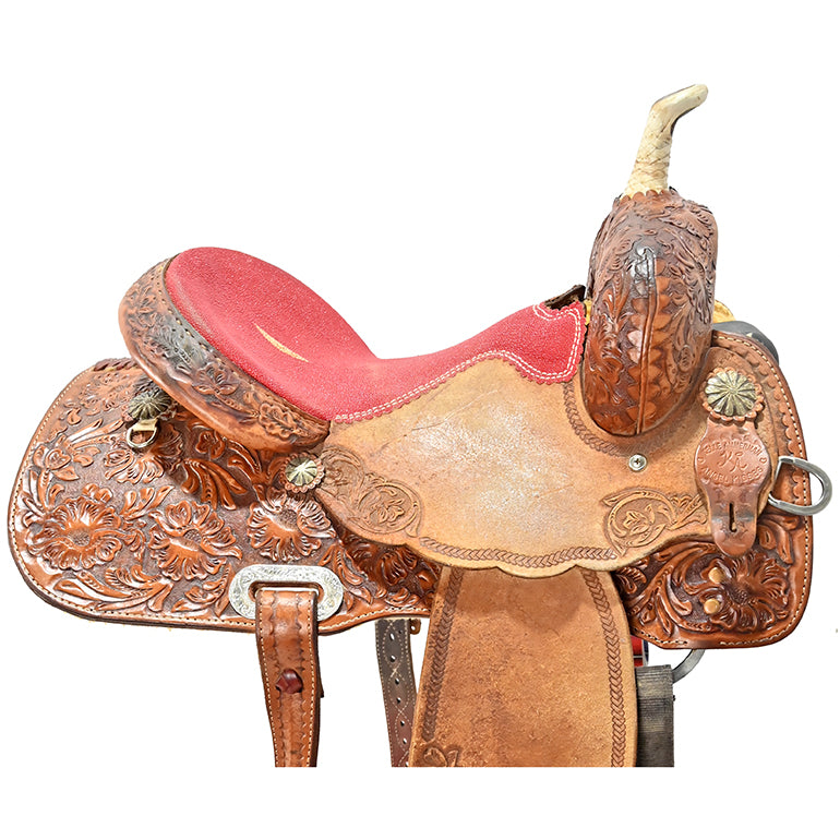 Used 14" Ammerman Angel Kiss Barrel Racing Saddle