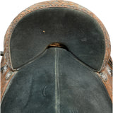 SOLD! Used 14" Bob Marshal Treeless Barrel Racing Saddle